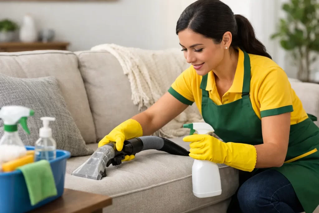 How to Clean Upholstery Safely at Home