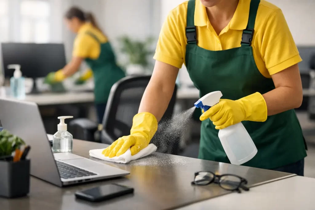 How to Disinfect Shared Workspaces Right