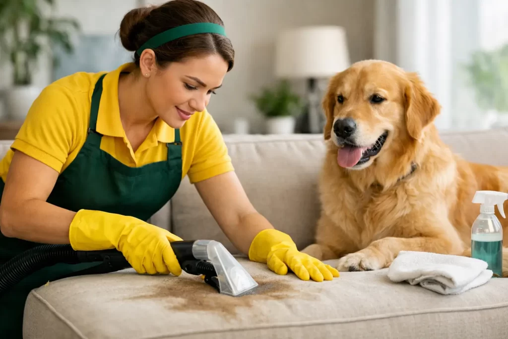Upholstery Cleaning for Pet Stains That Works