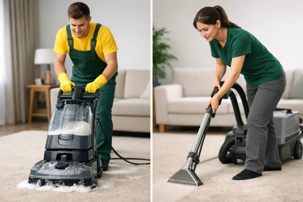 Carpet Shampooing vs Steam Cleaning