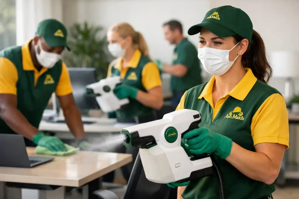 Electrostatic Disinfection Workplace Example