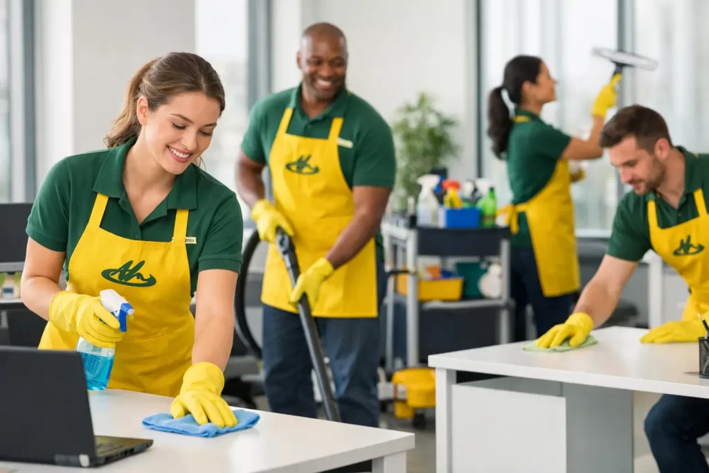 Office Cleaning Productivity Benefits at Work
